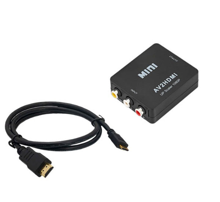 AV to HDMI Converter with HDMI Cable