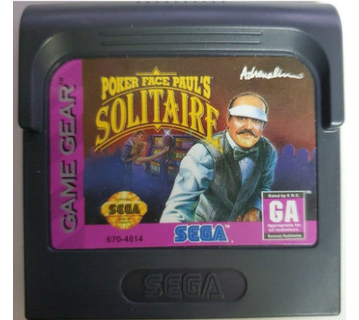 Poker Face Paul's Solitaire - Sega Game Gear