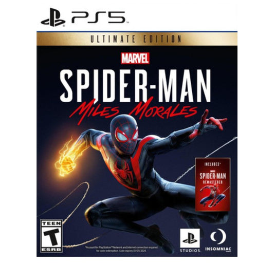 Spider Man Miles Morales Launch Edition - PS5