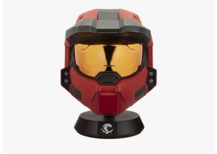 Jazwares Halo MJOLNIR War Games Helmet (Red) With Lights and Display Stand