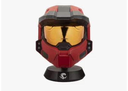 Jazwares Halo MJOLNIR War Games Helmet (Red) With Lights and Display Stand