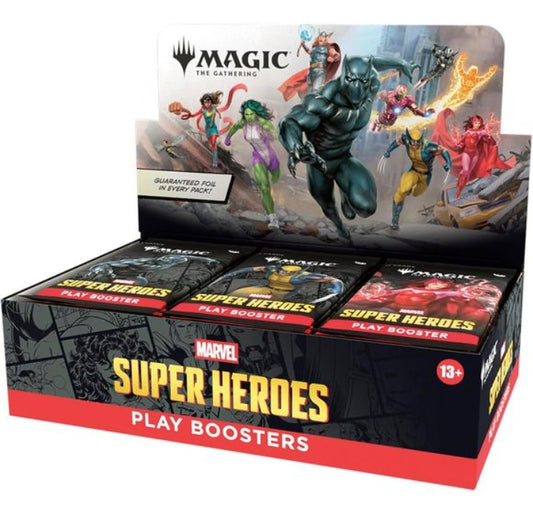 Magic The Gathering Marvel Super Heroes Play Booster Box - Pre Order - MTG