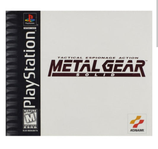 Metal Gear Solid - PlayStation - PS1