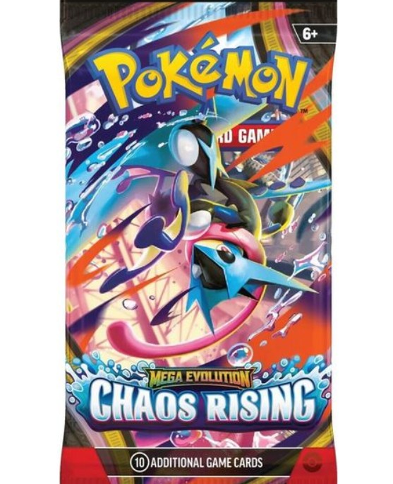 Pokemon TCG Mega Evolution - Chaos Rising ME04 Booster Pack