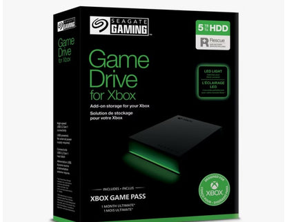 Seagate Game Drive 5TB - Xbox Series X/S and Xbox One