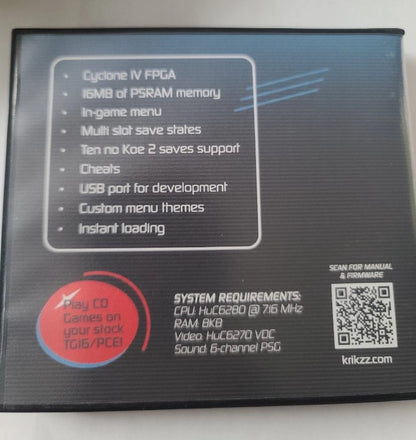 Turbo Everdrive Pro Krikzz For Turbo Grafx 16/ PC Engine
