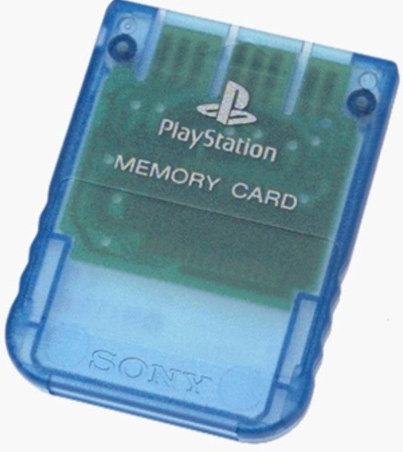 PlayStation Memory Card - Authentic - Blue