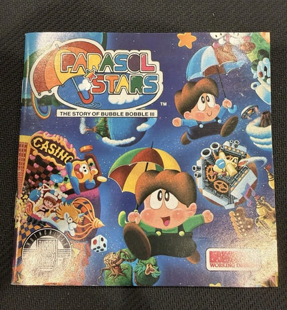Parasol Stars Bubble Bobble 3 - Turbo Grafx 16
