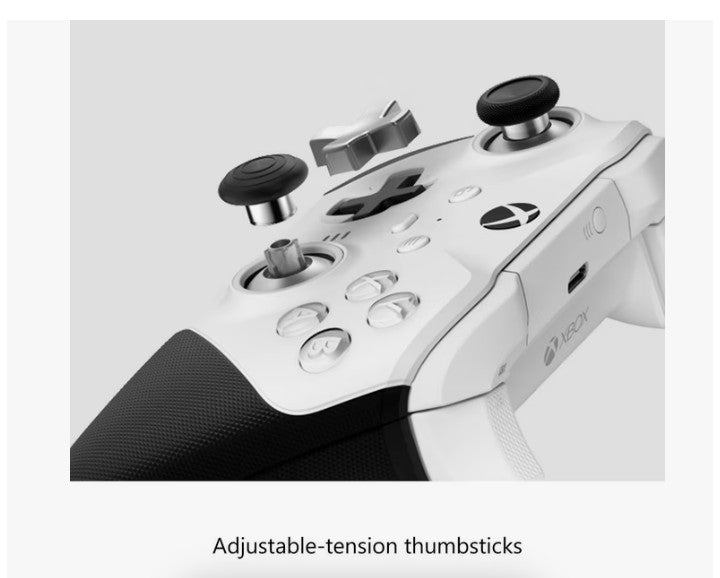 Microsoft Xbox Elite Wireless Controller Series 2- Xbox Series X/S, Xbox One, and Windows Devices - White
