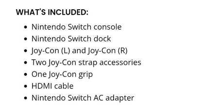 Nintendo Switch with Neon Blue/Red Joy-Con Controller - (Previous Model)