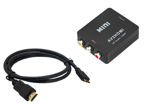 AV to HDMI Converter with HDMI Cable