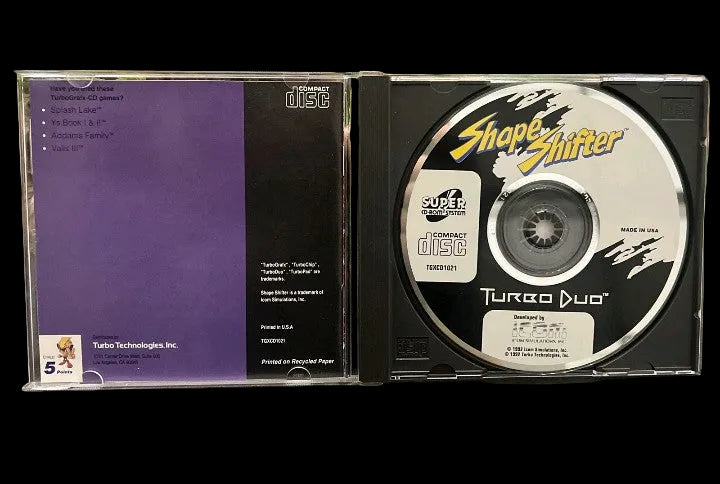 Shape Shifter - NEC Turbo Duo/ Turbo Grafx 16 CD