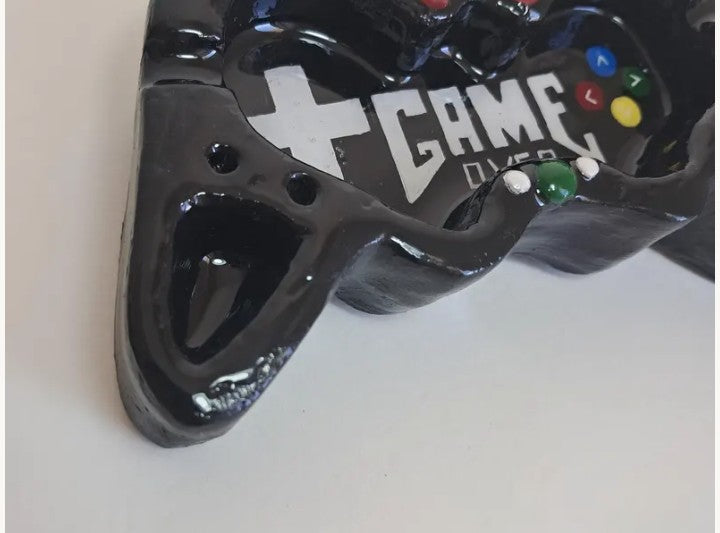 Game Controller Ashtray - Game Over - Black