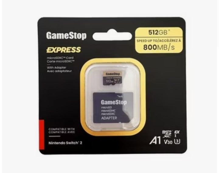 Gamestop Micro SD Express Card 512GB - Nintendo Switch 2