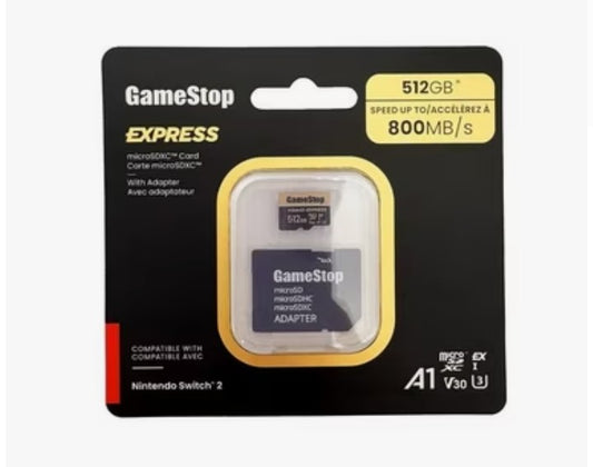 Gamestop Micro SD Express Card 512GB - Nintendo Switch 2