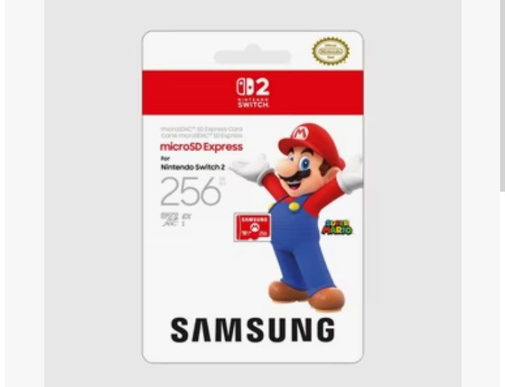Samsung Micro SD Express Card 256GB - Nintendo Switch 2