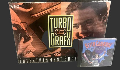 Turbo Grafx 16 Console with Keith Courage Game
