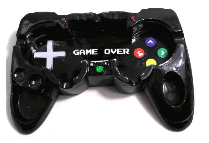 Game Over Game Controller Ashtray - Black