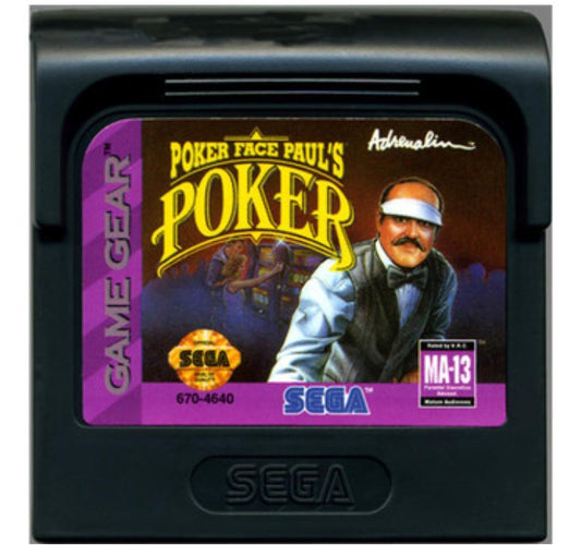 Poker Face Paul's Poker - Sega Game Gear