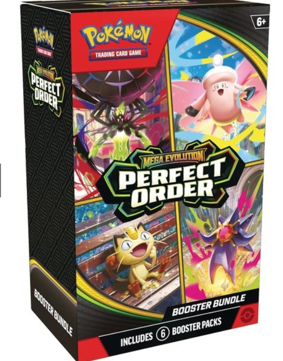 Pokemon TCG Mega Evolution - Perfect Order ME03 Booster Bundle