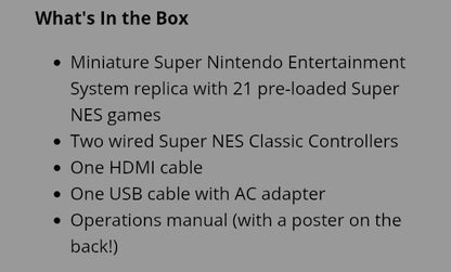 Super NES Classic Edition