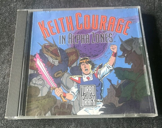 Turbo Grafx 16 Console with Keith Courage Game
