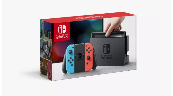 Nintendo Switch with Neon Blue/Red Joy-Con Controller - (Previous Model)