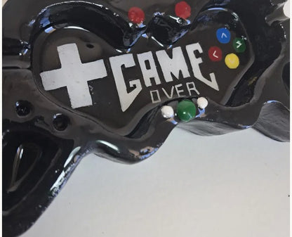 Game Controller Ashtray - Game Over - Black