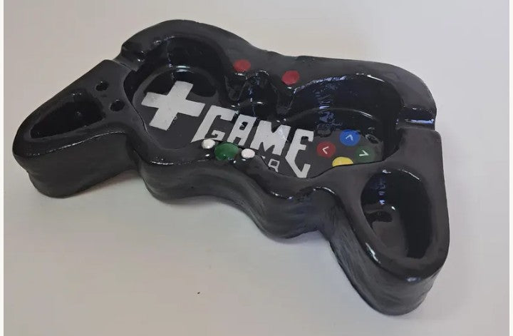 Game Controller Ashtray - Game Over - Black