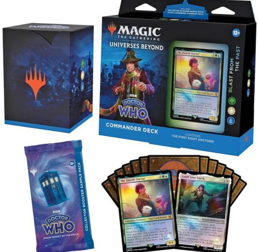 Magic The Gathering Doctor Who Commander Deck - Blast From The Past - MTG
