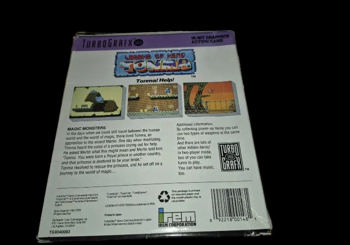 Legend Of Hero Tonma - Turbo Grafx 16