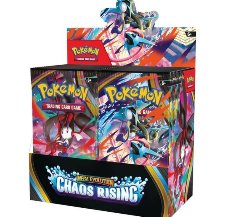 Pokemon TCG Mega Evolution - Chaos Rising ME04 Booster Display Box