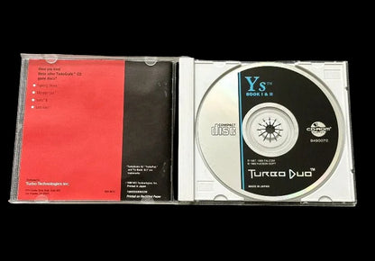 Ys Book 1 & 2 - Turbo Duo CD/ Turbo Grafx 16 CD