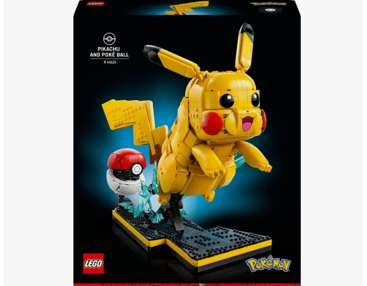 Lego Pokemon Pikachu and Poke Ball Building Set 72152 - NEW