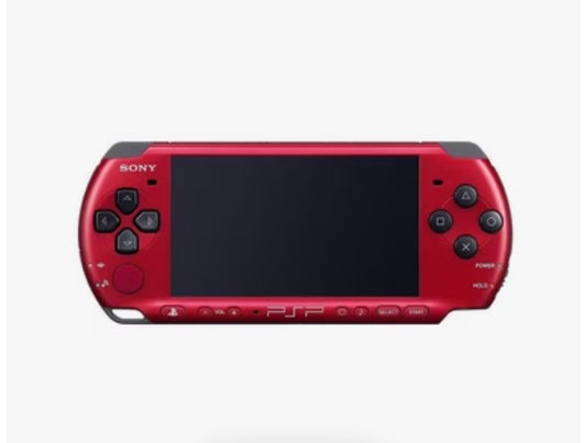 PSP 1000 - PlayStation Portable Game System - Wi-Fi - Red