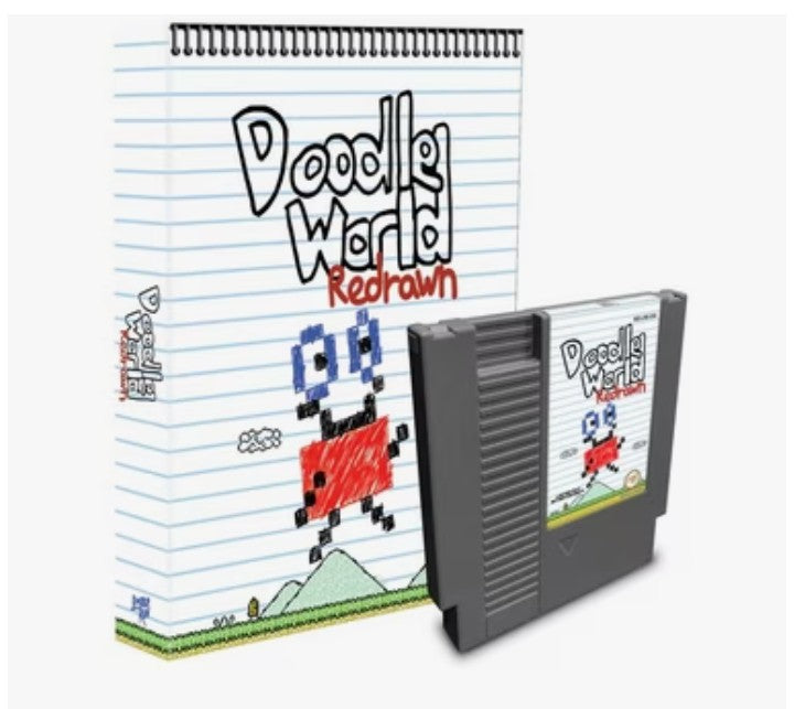 Doodle World: Redrawn (Limited Run Games) - Nintendo - NES - NEW IN BOX