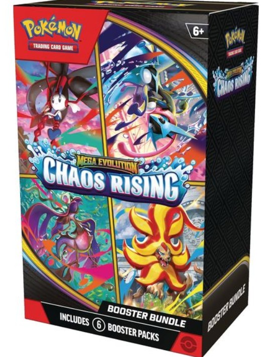 Pokemon TCG Mega Evolution - Chaos Rising ME04 Booster Bundle