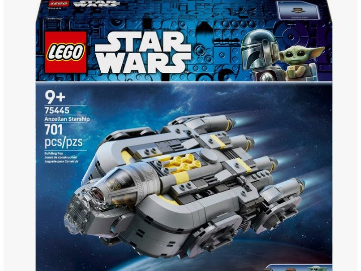 Lego Star Wars: The Mandalorian and Grogu Anzellan Starship Building Toy 75445 - NEW
