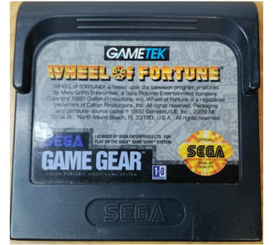 Wheel of Fortune - Sega Game Gear