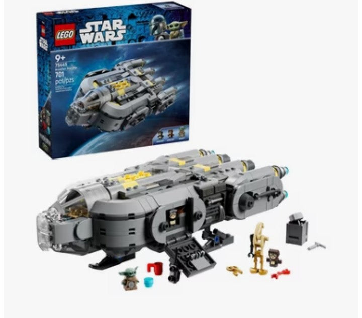 Lego Star Wars: The Mandalorian and Grogu Anzellan Starship Building Toy 75445 - NEW