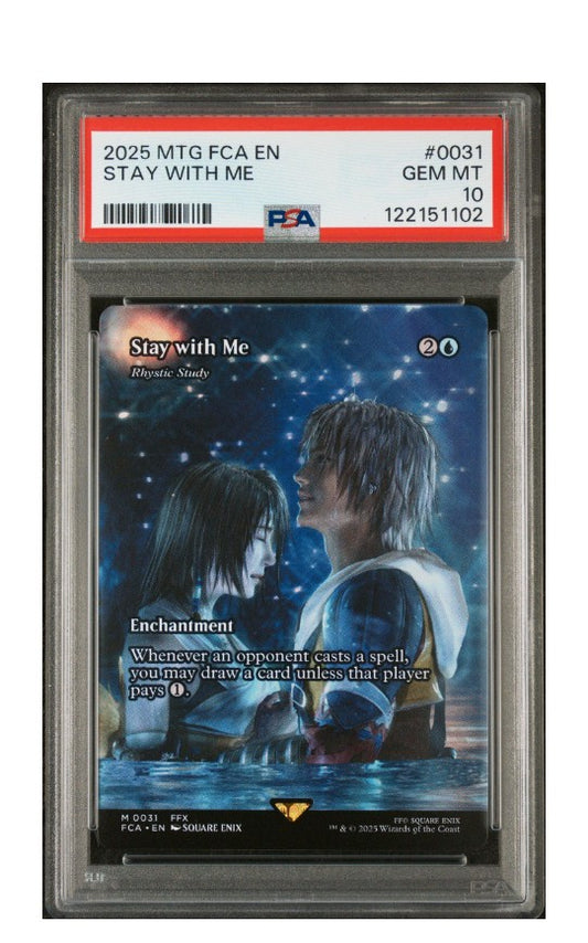 2025 Magic The Gathering Final Fantasy: Through The Ages 0031 Stay With Me PSA 10 - MTG