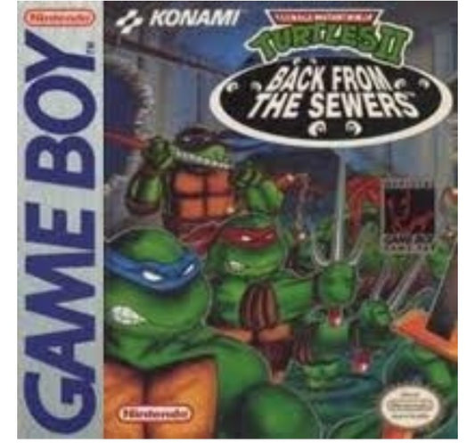 Teenage Mutant Ninja Turtles 2 Back From The Sewers - Gameboy Original